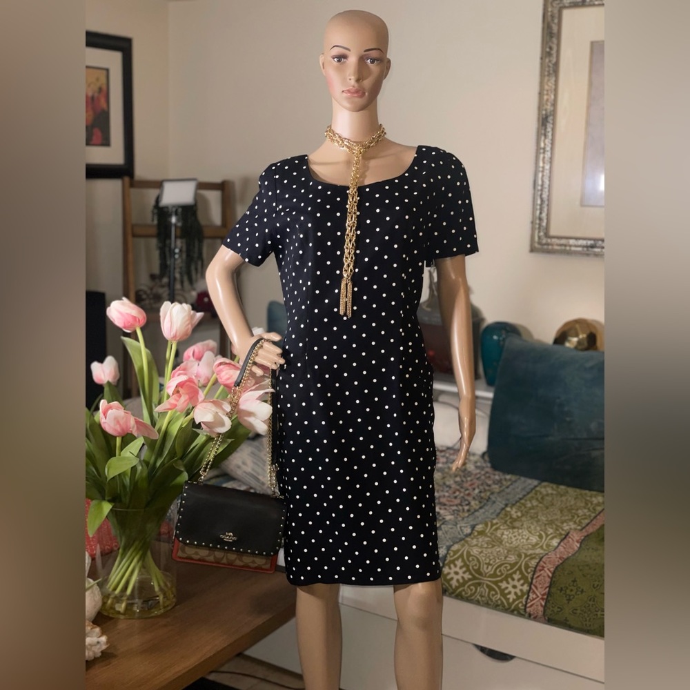 Vintage Santa Fe by Jim Tremblay Polka Dot Dress - NWT - Size 14